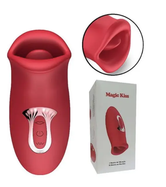 Vibrador Magic Kiss Formato de Boca - SI