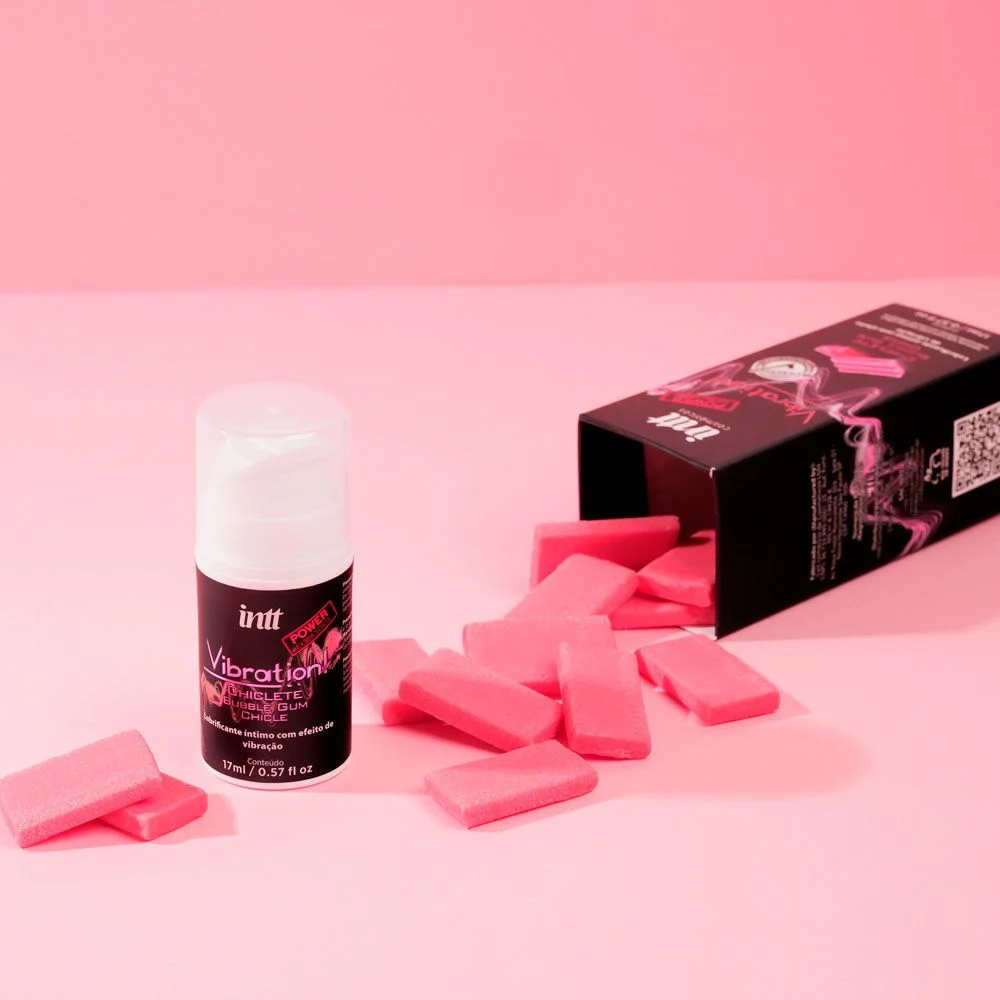 Vibration Power Chiclete Gel com efeito de vibração, pulsação e aquecimento 17ml - Imagem 5