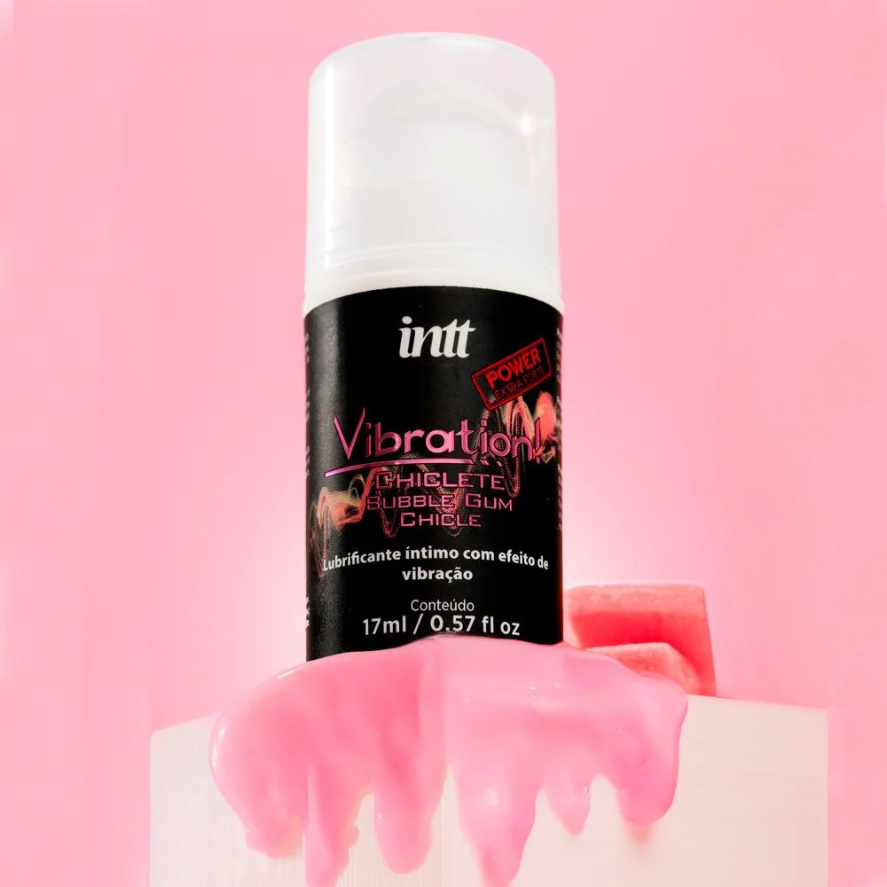 Vibration Power Chiclete Gel com efeito de vibração, pulsação e aquecimento 17ml - Imagem 4