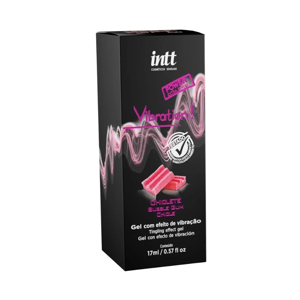 Vibration Power Chiclete Gel com efeito de vibração, pulsação e aquecimento 17ml - Imagem 2