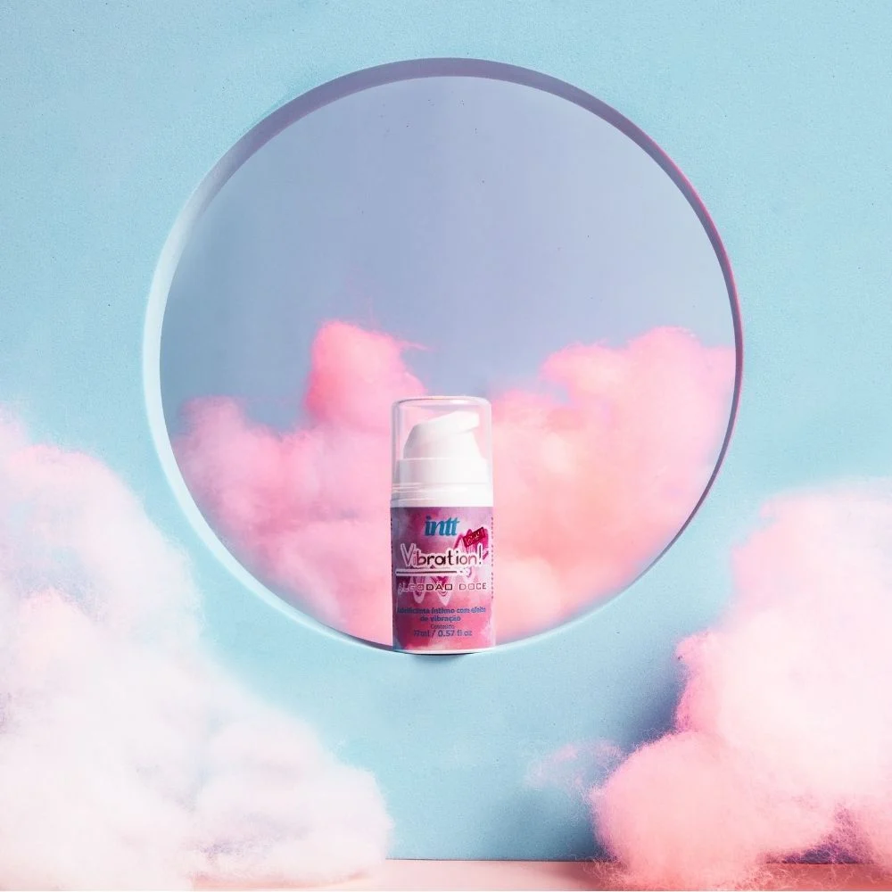 Vibration Power Algodão Doce Gel com efeito de vibração, pulsação e aquecimento 17ml - Imagem 4