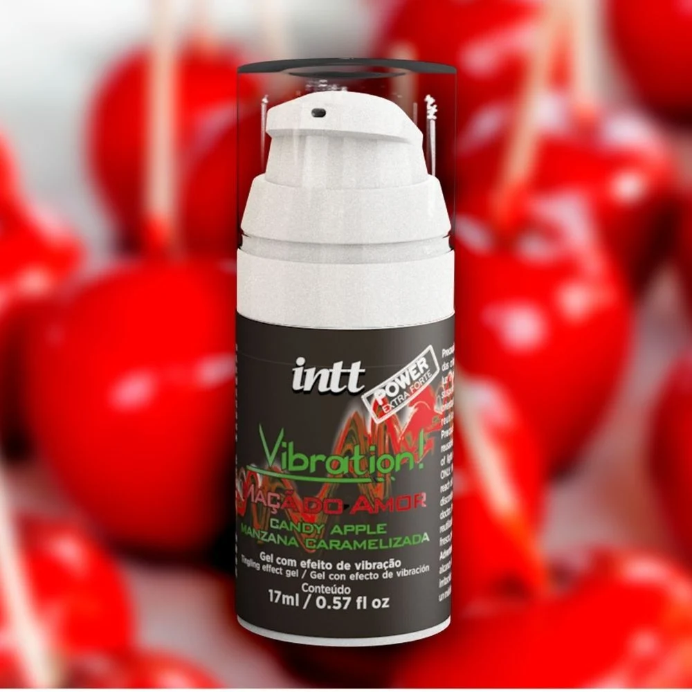 Vibration Power Maçã do Amor Gel com efeito de vibração, pulsação e aquecimento 17ml - Imagem 3